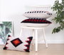 Aberto Design Cojín Rustic - Black Multicolor